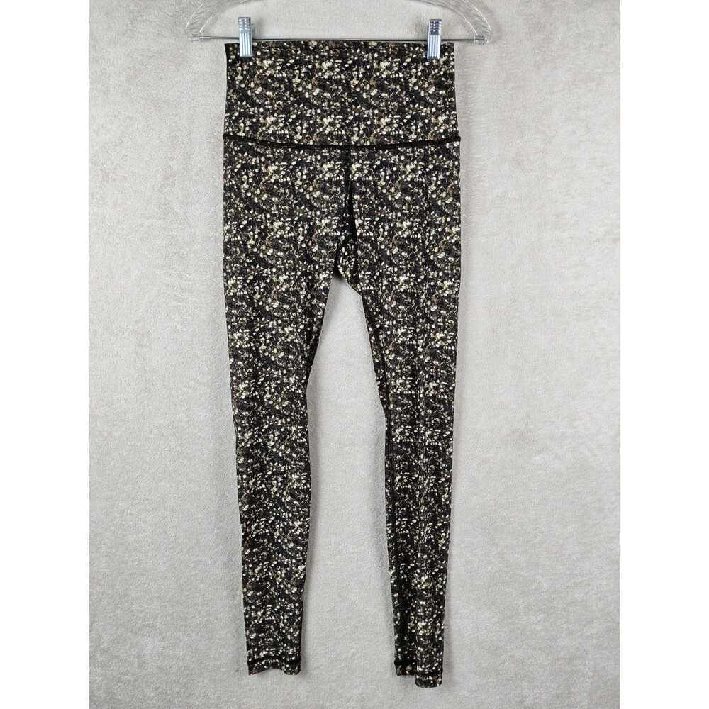 Lululemon Women’s Sequins Print Athletic Leggings Size 6